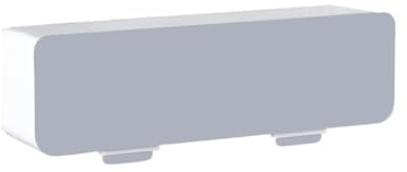 especiero de pared for cocina, salero, pimentero, tarro for especias, azucarero(Light white)