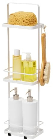 YAMAZAKI 6634 Tower 3~Tiered Rack, White, Steel, 18 x 12 x 67 cm