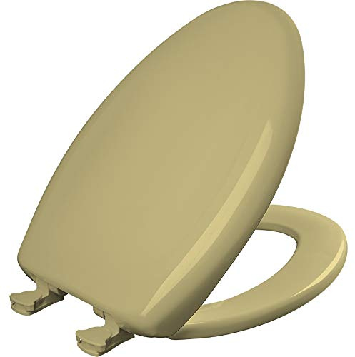 Church Seat 1200SLOWT 031 Slow Close STA-TITE Elongated Closed Front Toilet Seat in Harvest Gold