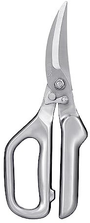 LIVINGO 9.5 Poultry Shears – Premium Heavy Duty Kitchen Scissors with Sharp Stainless Steel Blades, Safety Lock, Ideal for Bone Chicken Poultry Meat Cooking Fish Vegetable, Chef Utility, BBQ