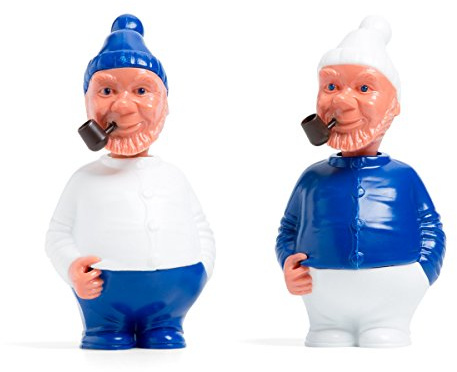 corpus delicti Seemann mit Wackelkopf - Maritime Wackelkopf-Figuren blau/weiß2er-Set