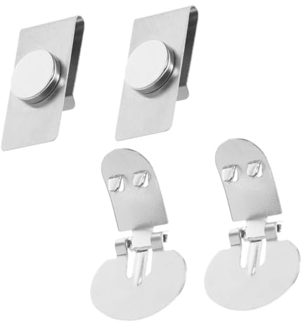 LRXIYODE 2paare Magnetische Krawattenclips Aus Edelstahl Unsichtbare Krawattenhalter Für Einen Perfekten Sitz Für Geschäftliche Meetings Und Hochzeiten