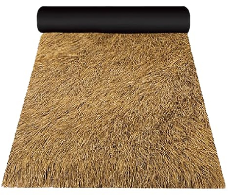 Pannelli di Paglia Sintetica – Tetto Artificiale in Paglia per una Villa Bali Elegante – Copertura per Patio Impermeabile & Facile da Installare con Stile Tropicale(Size:0.5*10m(1.64*32.8ft))