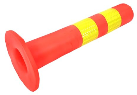 Luxshiny Cono de Seguridad para Garaje y Tráfico Poste Delineador Resistente Barrera de Aparcamiento Efectiva Accesorios para Estacionamiento