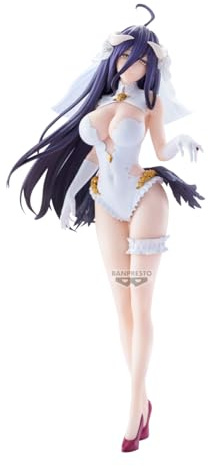 Banpresto Figura Azione Albedo Overlord - Glitter&Glamours - Wedding Ver. 27 cm - BP29874P Multicolore - Figura da collezione - Ideale per gli appassionati di anime