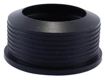 Gurtt Manguito de goma para tubo de sifón de 40 mm a 50 mm con anillo de sellado de silicona flexible, utilizado como accesorio de conexión para tuberías de desagüe de fregaderos.