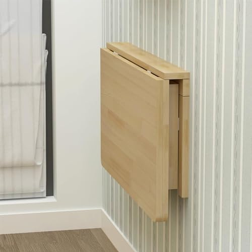 Platzsparender Klapptisch zur Wandmontage, 100,3 x 50,8 cm, Holzschreibtisch für Zuhause, Büro, Küche oder Esszimmer, stilvolle Hängemöbel für Schlafzimmer und Arbeitszimmer