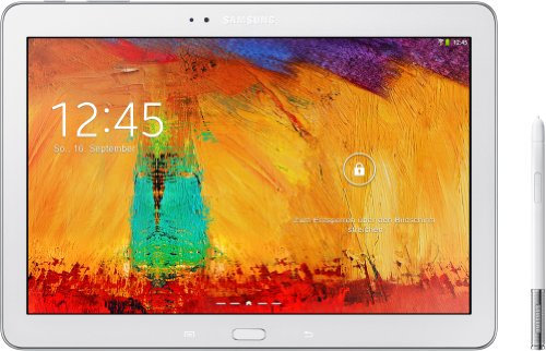 Samsung Galaxy Note 10.1 2014 Edition Tablet (25,7 cm (10,1 Zoll) Touchscreen, 3GB RAM, 8 Megapixel Kamera, 16 GB interner Speicher, WiFi, Android 4.3) weiß