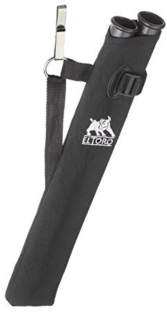 elToro Youth Seitenköcher – Stabiler Cordura-Köcher mit 2 Röhren – Leichter Pfeilköcher mit Gürtelclip – ideal für Kinder, Jugendliche & Anfänger im Bogensport - Schwarz