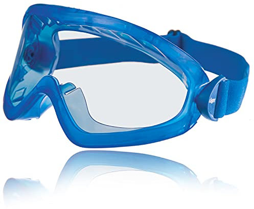 Dräger Schutzbrille X-pect 8515 | Staubdichte beschlagfreie Vollsichtschutzbrille | Für Baustelle, Labor, Werkstatt | Kratzfeste Acetatscheibe für hohe chemische Beständigkeit | 1 St.