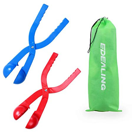 Winter Schneeball Maker Spielzeug, edealing Perfect Outdoor Play Schnee Spielzeug für Kinder Red & Blue - 2 Pack