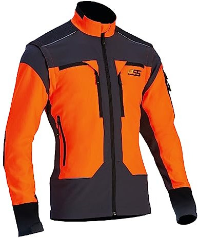 PSS Funktionsjacke X-treme Vario Orange/Grau Größe L