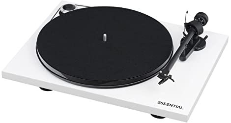 Pro-Ject Essential III Phono Blanc Laqué - Platine Vinyle