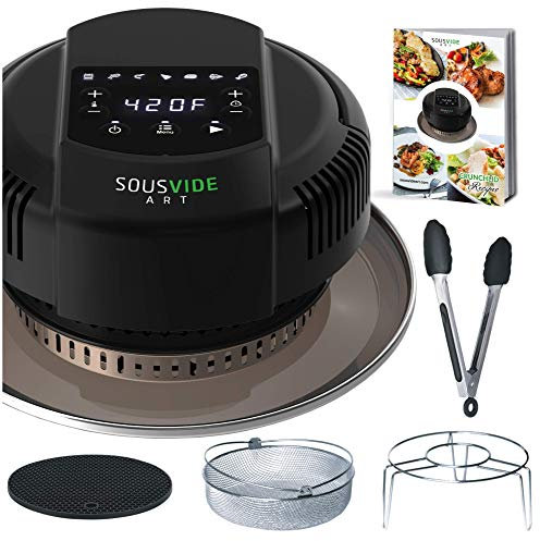 Sousvide Art Tapa de freidora de aire instantánea 7 en 1 de 8 cuartos de galón, accesorio de olla a presión instantánea, tapa de freidora, accesorio Instapot, accesorios para freidora de aire con