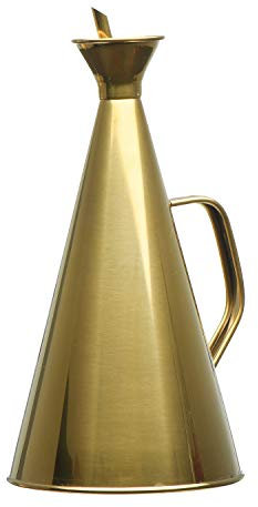 Gold Stainless Steel Oil Cruet