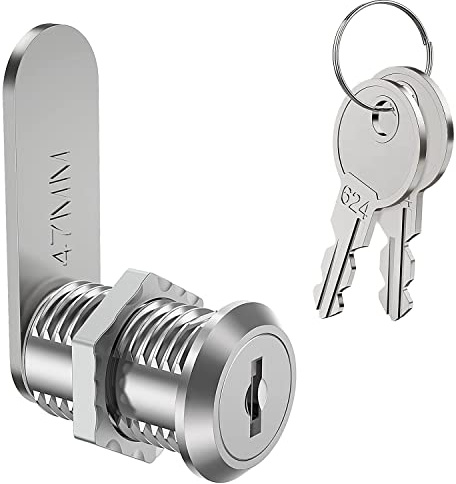 VOCIBO® Briefkastenschloss 25mm, Schrankschloss mit Schlüssel | Möbelschloss, Spindschloss, 25mm Drawer Lock, Hebelschloss für Briefkästen, Schranktüren, Möbel verwendet