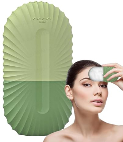 Molde de hielo para la cara, rodillo de hielo reutilizable para la cara, rodillo de silicona para el cuidado de la piel, rodillos faciales de belleza, iluminan la piel
