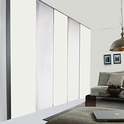 Sun World Schiebegardine nach Maß, Verdunkelungsgardine, Maßanfertigung, Schiebevorhang zur Verdunkelung, Flächenvorhang, Raumteiler, Blickdicht, Gardine nach Mass