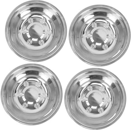 HOLIDYOYO 4 Pezzi Ciotola Per Zuppa in Acciaio Inossidabile Ciotola Di Zuppa Scodella Per Microonde Ciotole Bacinella Da Minestra Ciotola Di Miscelazione Ciotola Per Sbattere Le Uova