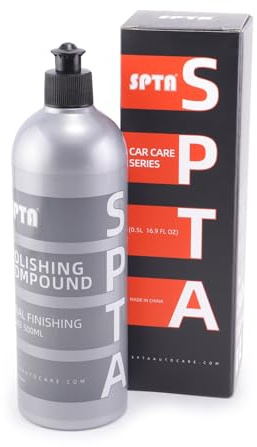 Final Finish Polishing Compound, SPTA 16.91oz (500ml) Polishing Compound Car Scratch & Swirl Remover Rubbing Compound & Finishing Polish Buffing Compound Swirl Remover for Automotive Paint Correction
