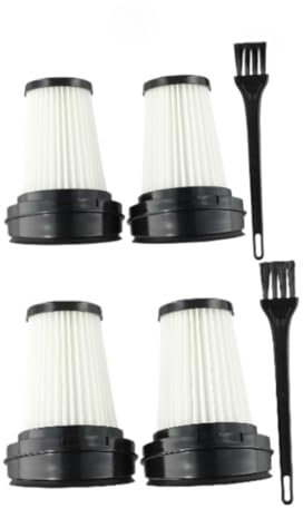 StarRing Ersatzfilter für Grundig Cyclonic 21,6 V VCH9629, VCH9630, VCH9632 Staubsaugerzubehör, waschbares und wiederverwendbares Filterteil (4 Stück)