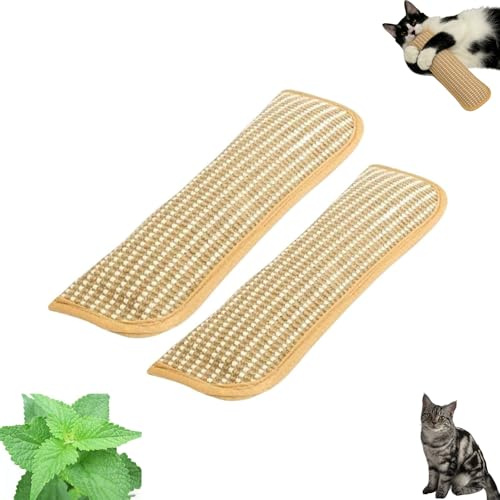 Coussin Catnip Kicker, jouet interactif à mâcher à l'herbe à chat, griffoir en sisal, coussins à l'herbe à chat pour chats, jouets résistants aux morsures pour chatons en phase de dentition (2M)