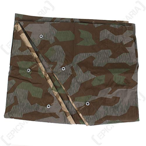 Mil-Tec Unisex – Erwachsene Dreieckszeltbahn-18250100 Dreieckszeltbahn, Tarn, Einheitsgröße, Splinter Camo