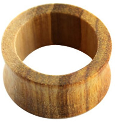 eeddoo Flesh Tunnel Holz Gelb Canary Wood 8 mm