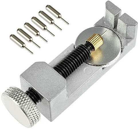 Watch Band Strap Link Pin Remover Repair Tool Kit for Watchmakers with Pack of 6 Extra Pins