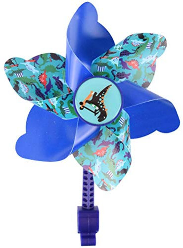 Yumoo Windrad Fahrradlenker – drehendes Blumen-Windrad Kinderfahrrad – zum Einrasten einfache Befestigung – Roller, Windmühle, Windrad, Fahrradzubehör