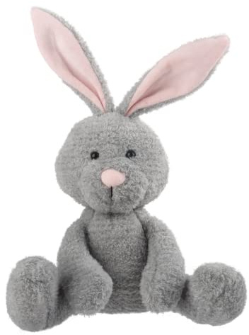 Apricot Lamb Kuscheltier Hase Plüschtier Stofftier Grau Samt Kaninchen 23cm