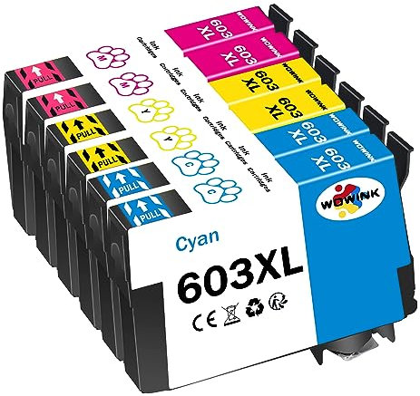 603XL Druckerpatronen Kompatibel für Epson 603XL 603 XL für Expression Home XP-2100 XP-2150 XP-3100 XP-3105 XP-3150 XP-4100 XP-4155 Workforce WF-2810 WF-2830 WF-2835 WF-2840 WF-2850