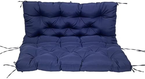 DafuDaGui Gartenbank Polsterauflage Paletten Auflagen, Bankauflage Sitzkissen für Sitzbank Hollywoodschaukel, Palettensofa Kissen Palettenkissen, Gartenschaukel Auflage mit Rückenteil
