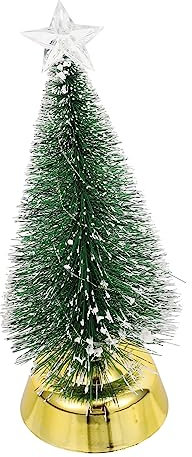 Anneome Weihnachtsbaum aus Kunststoff mit Led-licht Tischweihnachtsbaum für Weihnachtsdeko Party und Festtagsdekoration Leuchtend für Wohnzimmer und Büro
