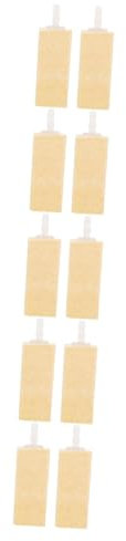 BUGUUYO 5sets Wooden Air Stone for Fish Tank Bubbler Decorations Aquarium Bubbler Decorations 2pcs*5