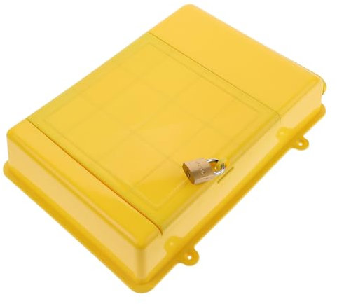 Tofficu Wandbriefkasten Mit Schloss Vintage Postbox Für Haushalte Abschließbare Briefkästen Für Zeitungen Und Briefe Praktische Mailbox Mit Abdeckung Für Tägliche Korrespondenz