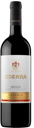 Ederra Crianza - Vino tinto DO Rioja, 100% Tempranillo -75cl (Paquete de 6)