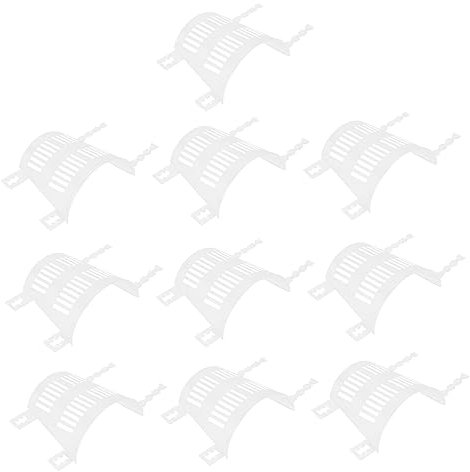 SOIMISS 3 Set Coppa Per Piantare Dendrobium Supporto Per Piante Al Coperto Supporto Per Piante Succulento Stand Copertura Delle Piante Transparent Plastica Riutilizzabile 10 Pezzi*3