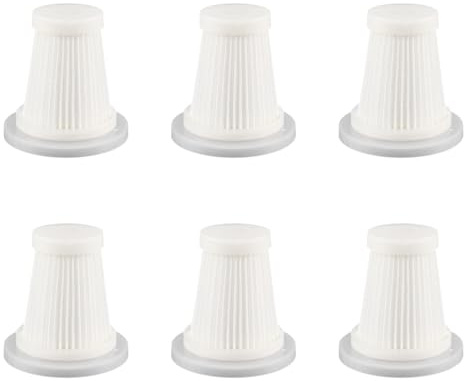 Gorise 6 Pack Washable Filter Replacement Filter for Mini Cordless Handheld Vacuum Cleaner