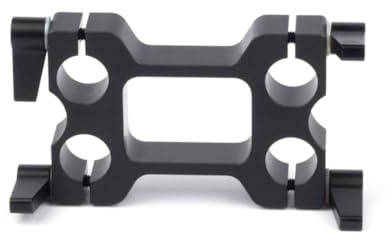 Nxyupv 4-Holes 25mm Rising Riser and 15mm Rod Clamp Combination for DSLR Camera Rig - Essential for High-Resolution Film Production