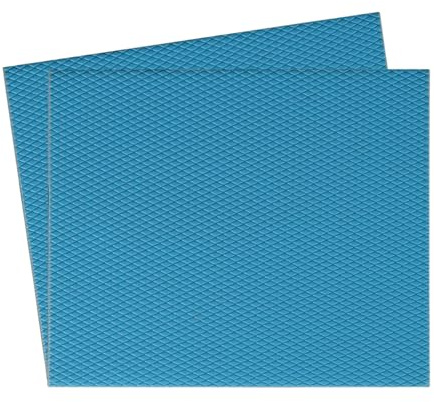 Thermal Grizzly Minus Pad High Compression - 120x100x5.0mm 2-Pack Thermal Interface Pad, Electrically Non-Conductive, High Thermal Conductivity & High Compressibility for SSDs, GPUs & Electronics