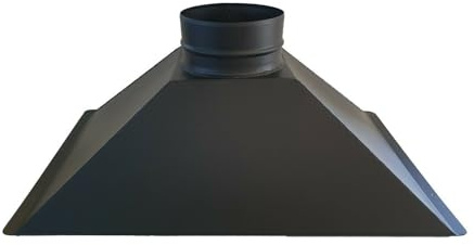Campana para barbacoa, horno, L 112 x P 67 x H 35 cm, salida de humos 25 cm
