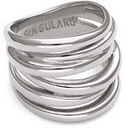 SINGULARU Anillo Mujer Pack 3 Odisea Colors Acero Baño Oro