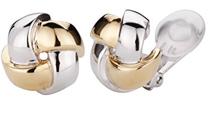 Traveller Ohrclip - Damen - bicolor - Knoten - 156274