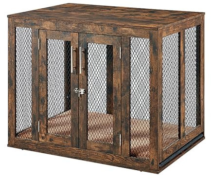 Moderne Hundehütte Haustierkäfig für mittelgroße Hunde Holz Indoor Hundekäfig Schrank Multifunktional Hundehaus TV Schrank Tierkäfig Hundebox für Mittelgroße Kleine Hunde bis zu 73kg. (Color : Classi
