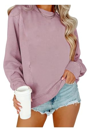 AEARGIV Women Causal Maternity Nursing Sweatshirt Comfort Friendly Zip Breastfeeding Pullover Tops Mama's Boobery Sweater(M, Pink 1)