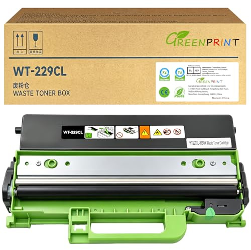 WT-229CL WT229CL Contenedor de tóner residual Cartucho Colector Compatible con HL-L3220CDW HL-L3280CDW HL-L3295CDW HL-L3300CDW HL-L8245CDW MFC-L3720CDW MFC-L3765CDW MFC-L3780CDW MFC-L8395CDW Impresora