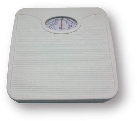 Mechanical Bathroom SCALES by BLUECANYON MAX 125KG Scale Weight - White