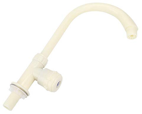 Home Sink Water Faucet G1/2in Plastic Single Cold Rotating Kitchen Bathroom Sink Water Faucet Vertical Water Tap