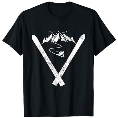 Ski Alpin Skilehrer Wintersport Skifahren Skifahrer T-Shirt
